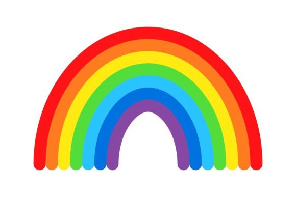 Download Cartoon Rainbow Vector. Rainbows, Stars - Car Collection