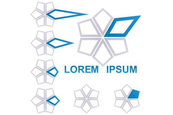 Download Geometrical Logo Design Set - Geometrical logo Collection