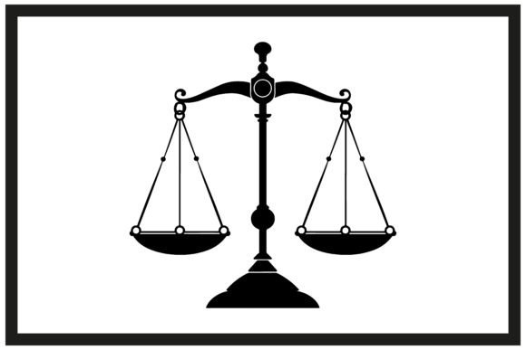 Download Balance Scale Silhouette Clipart - Silhouette Collection