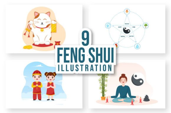 Download 9 Feng Shui Five Elements Illustration - Feng shui Collection
