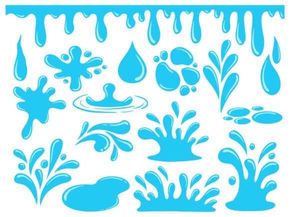 Download Water Splash Element Background - Background Collection