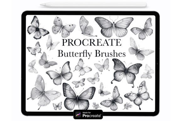 Download Procreate Butterfly Stamp Brushes - Brush Collection