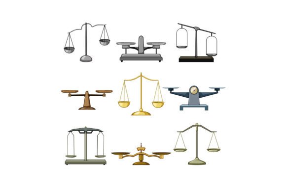 Download Balance Scale Set Cartoon Vector Illustr - Car Collection
