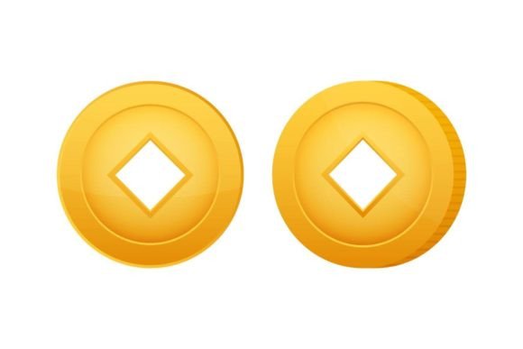 Download Feng Shui Chinese Coin. China Gold Money - Feng shui Collection