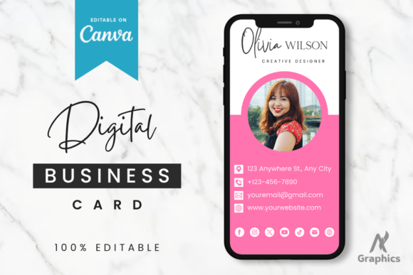 Download Dark Digital Business Card Template - Car Collection